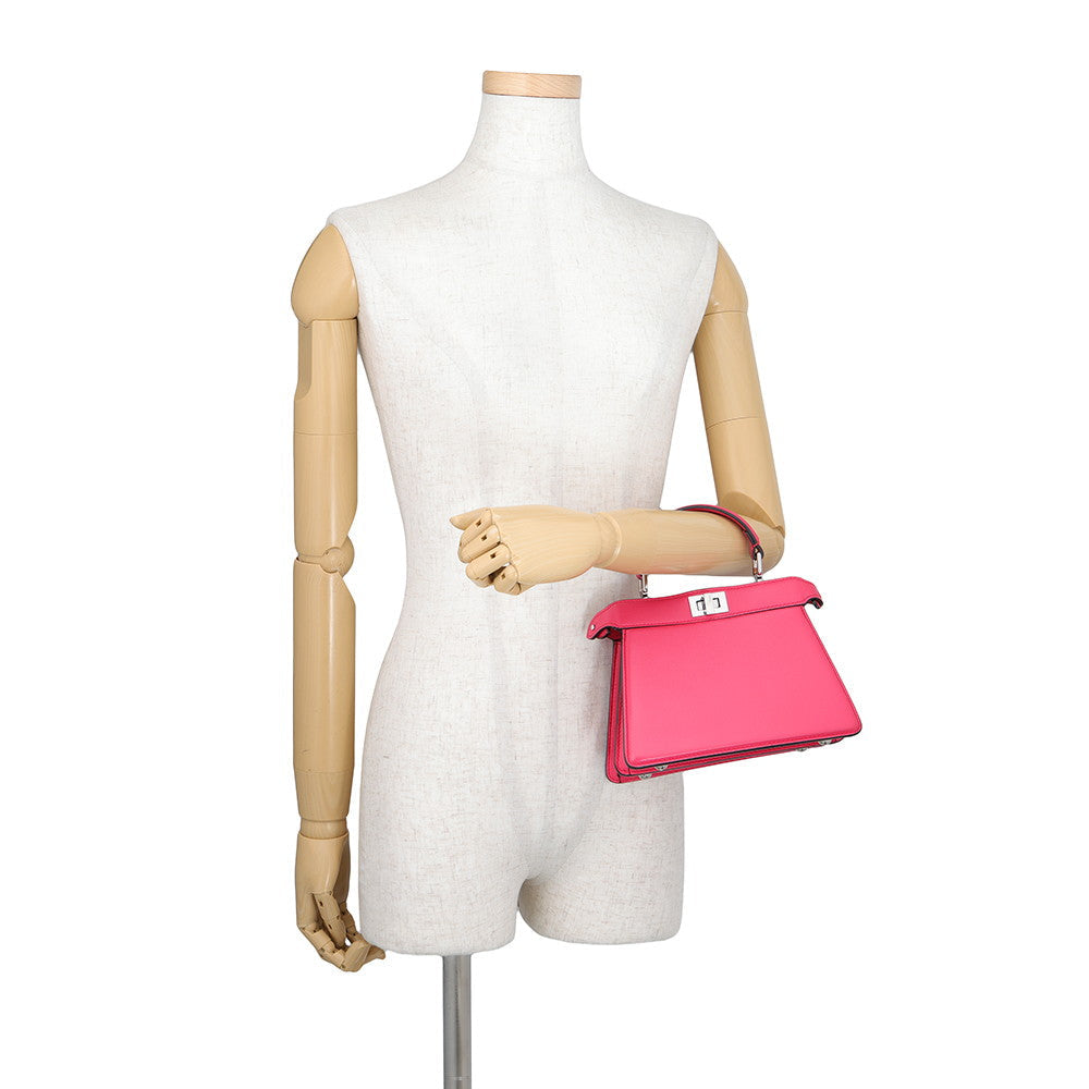 Fendi Peekaboo I See U Petite Bag – Pink Leather