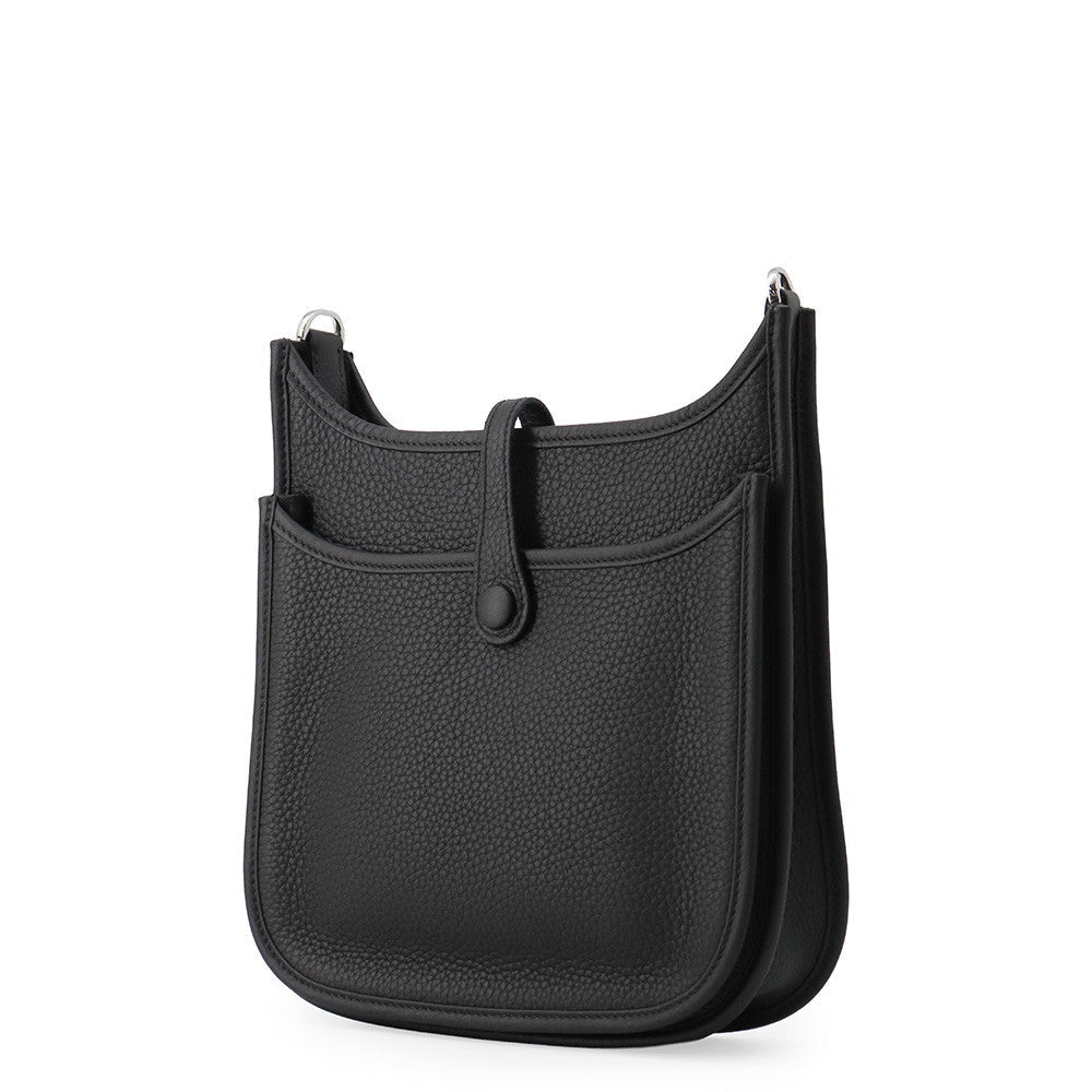 Hermès Evelyne III 23 Crossbody Bag – Black Taurillon Clemence Leather