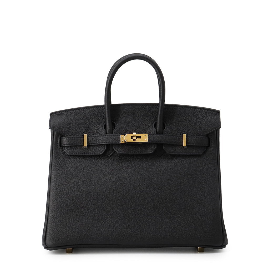 Hermès Birkin 25 – Black Togo Leather with Gold-Tone Hardware