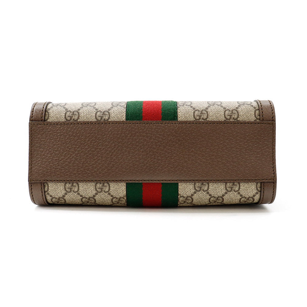 Gucci Ophidia Small Tote Bag 547551 GG Supreme Beige/Ebony
