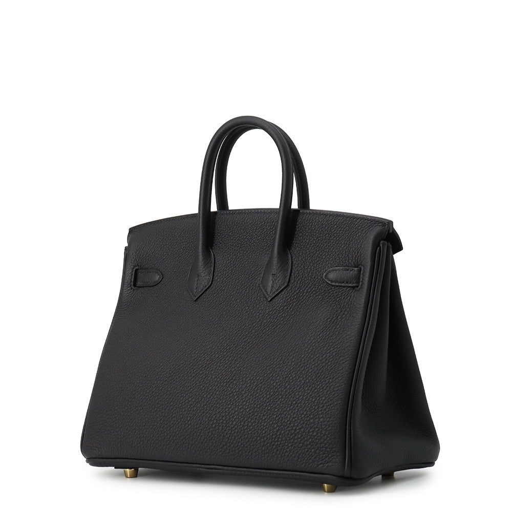 Hermès Birkin 25 – Black Togo Leather with Gold-Tone Hardware