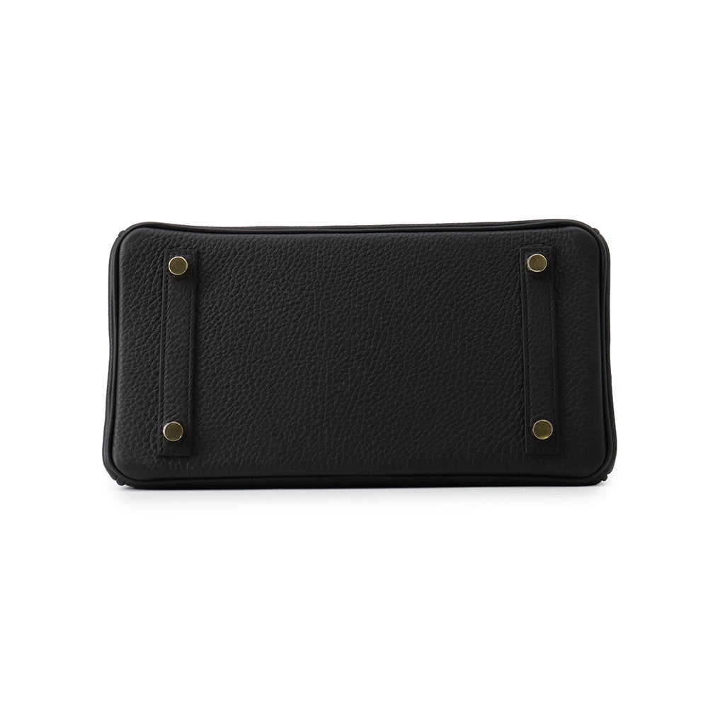 Hermès Birkin 25 – Black Togo Leather with Gold-Tone Hardware