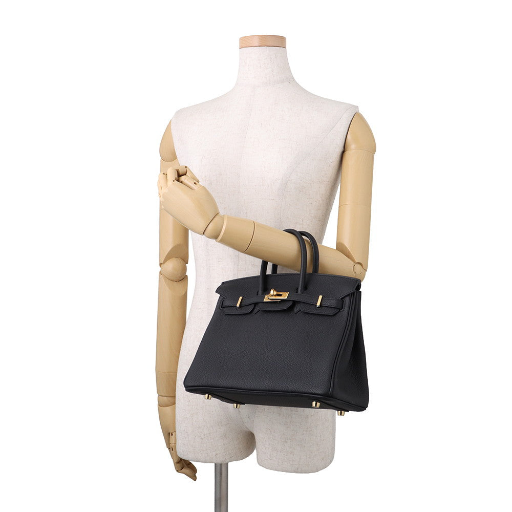 Hermès Birkin 25 – Black Togo Leather with Gold-Tone Hardware