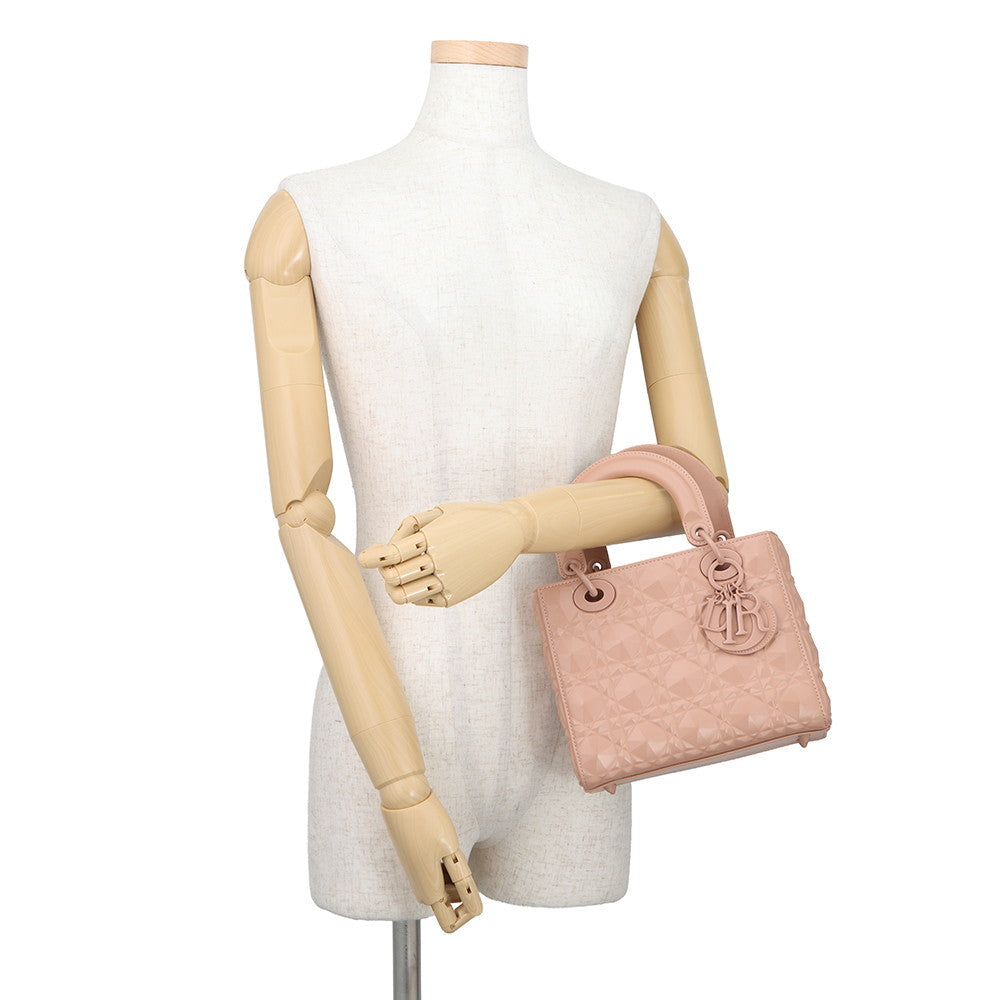 Small Lady Dior My ABCDior Bag – Ultra Matte Pink Leather