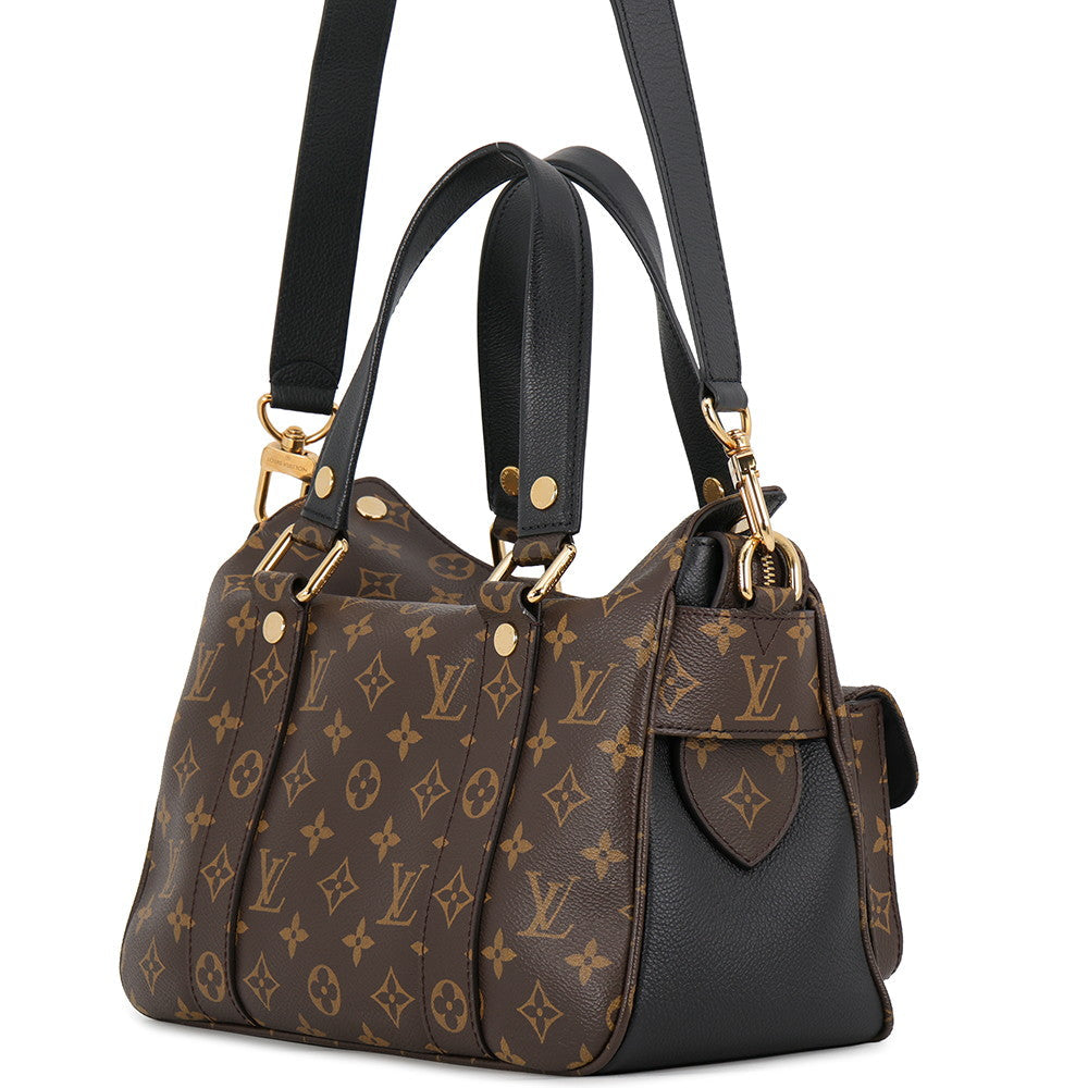 Louis Vuitton Manhattan Monogram Shoulder Bag – Brown & Black
