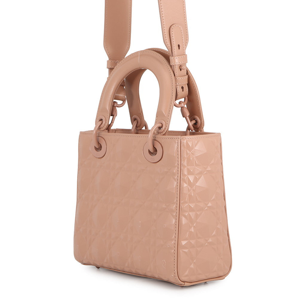 Small Lady Dior My ABCDior Bag – Ultra Matte Pink Leather