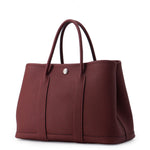Hermès Garden Party 30 TPM Rouge H Negonda Leather Tote Bag Back view 