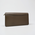 Back view of COACH Tabby 26 Dark Stone showing slip pocket