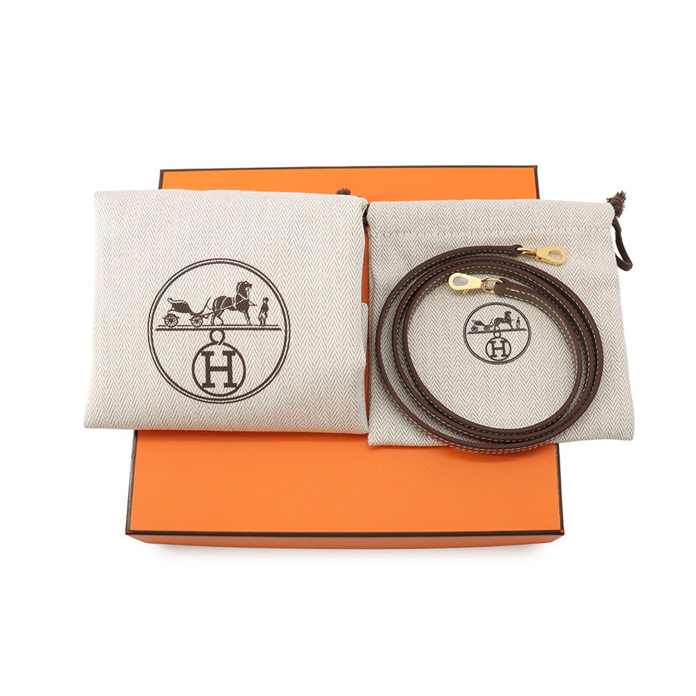 Hermès Mini Kelly 20 full set inclusions including orange box, dust bags, and detachable shoulder strap⁠