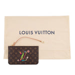 Louis Vuitton x Murakami matching printed Monogram removable zipped pouch resting on original dustbag