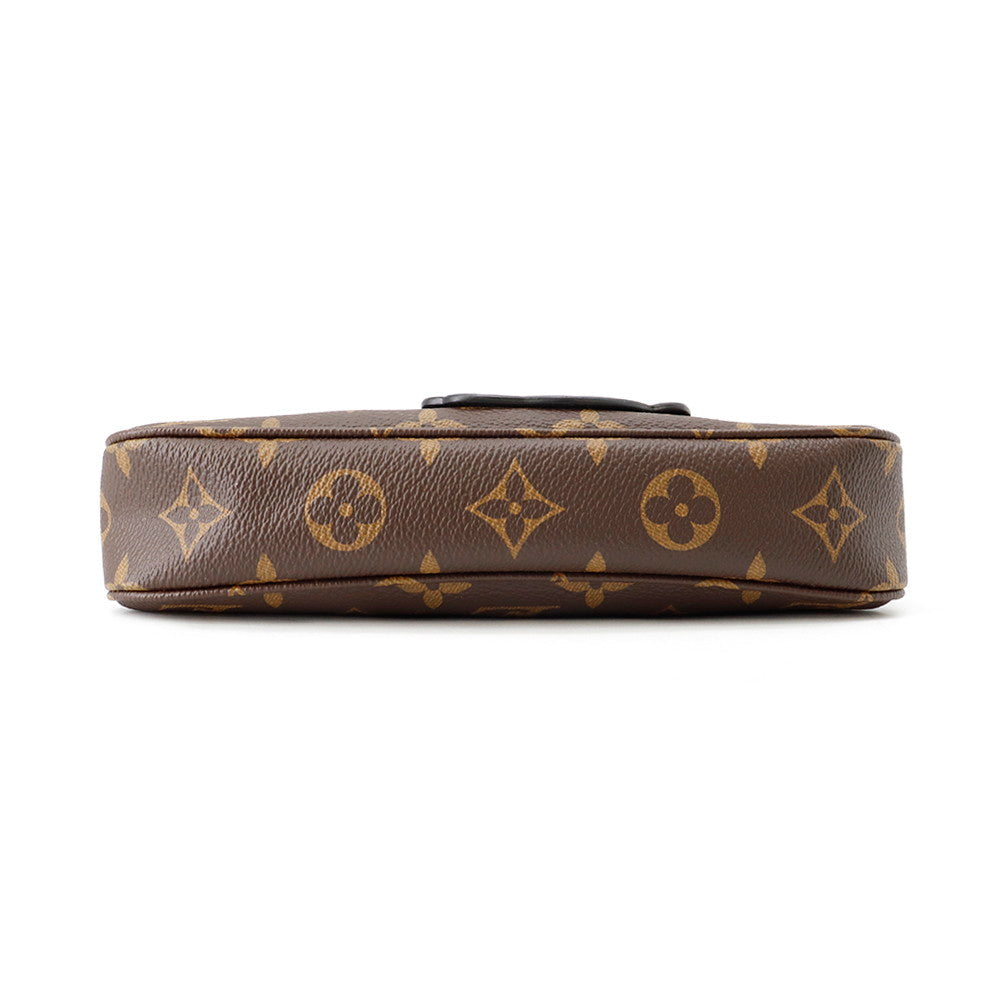 Louis Vuitton Panda Pochette Accessoires bottom base view in Monogram coated canvas⁠